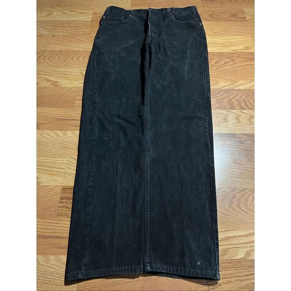 Vintage Levi’s 505 Regular Black Faded Jeans